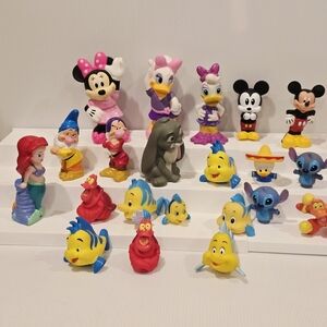 Disney Vinyl Hard Plastic Bath Toys